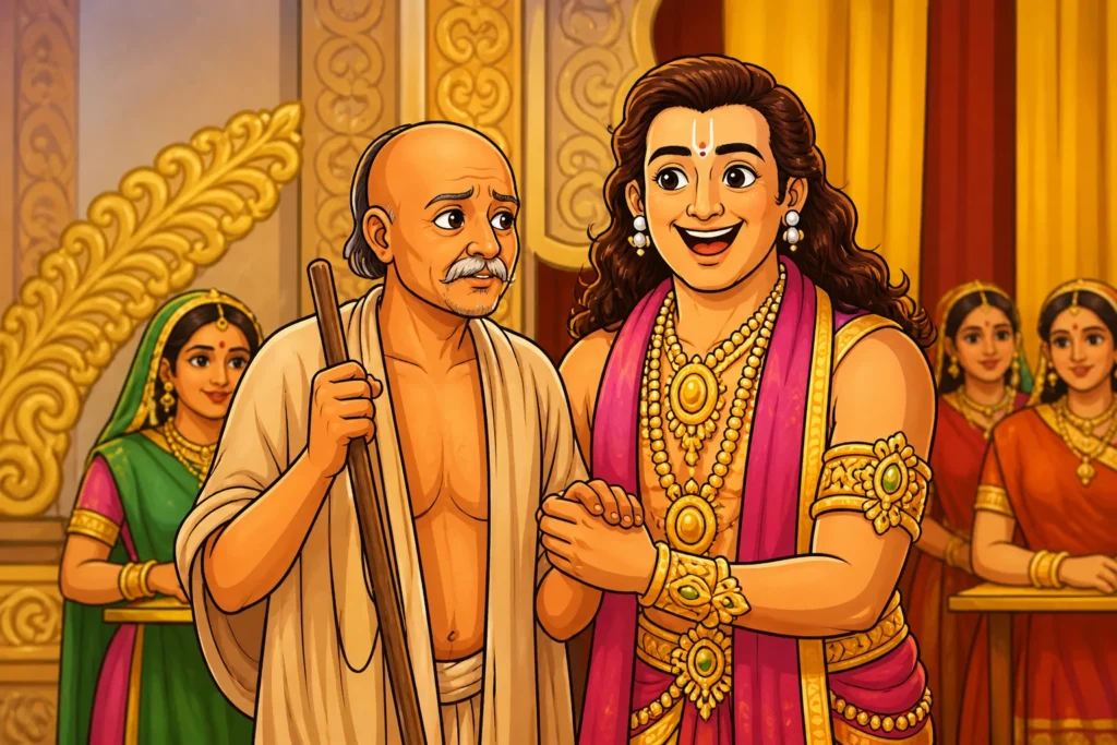 Lord Krishna and Sudama reunion story in Dwarka