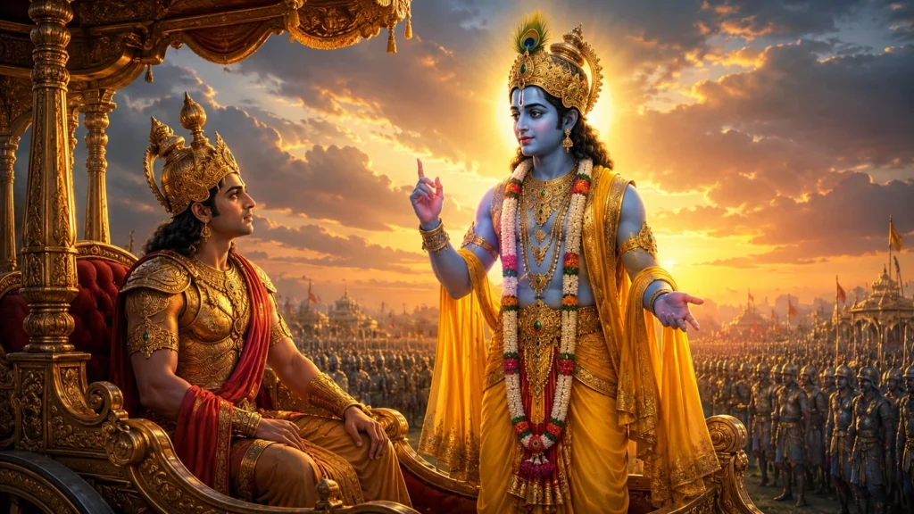 Lord Krishna Bhagavad Gita life lessons and inspirational teachings