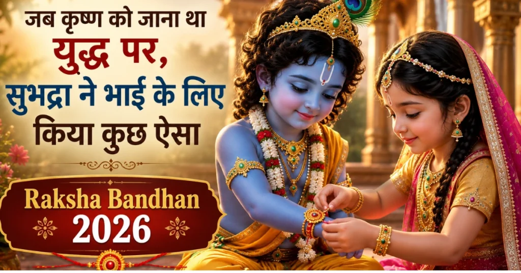 Krishna and Subhadra Rakhi Story for Raksha Bandhan 2026